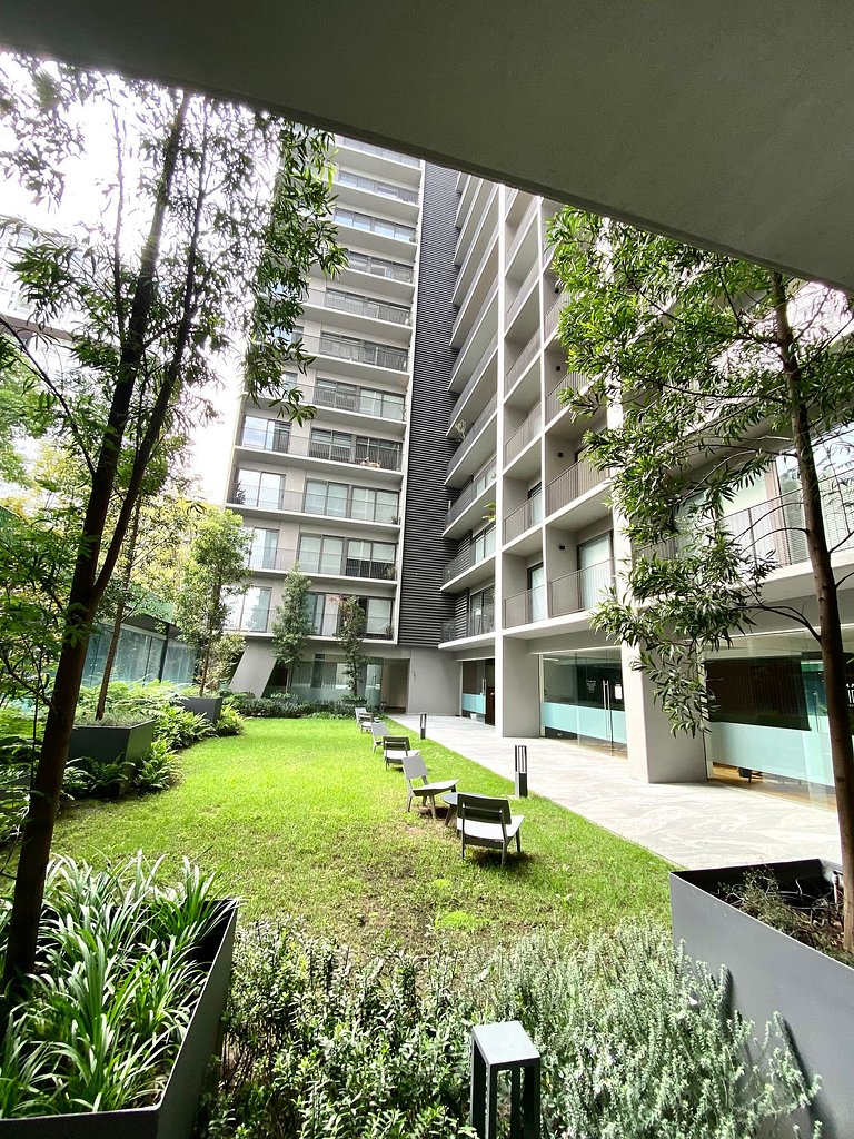 Penthouse con la mejor vista de Cdmx, 6 personas, Gym y 2 pa