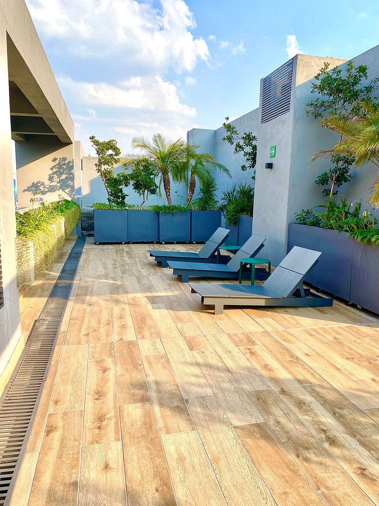 Penthouse con la mejor vista de Cdmx, 6 personas, Gym y 2 pa