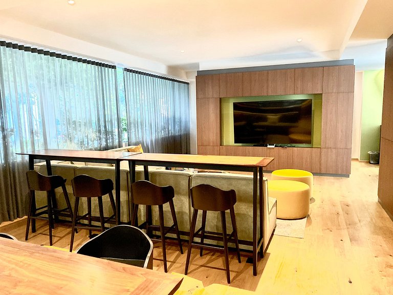 Penthouse con la mejor vista de Cdmx, 6 personas, Gym y 2 pa