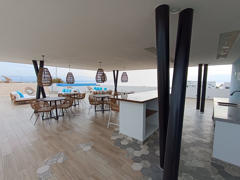 Excelente ubicación con roof garden y alberca