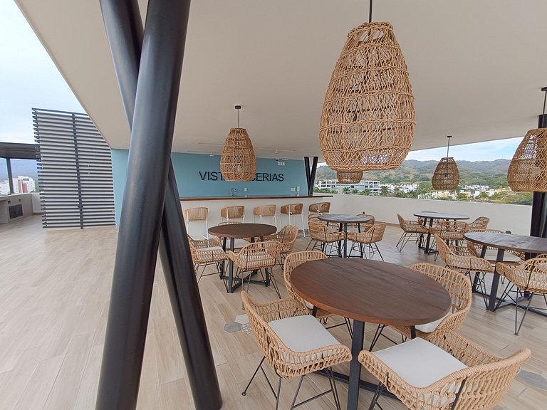 Excelente ubicación con roof garden y alberca