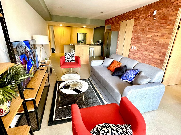 Depto in beautiful Soho Morelos, new, 2 bedrooms