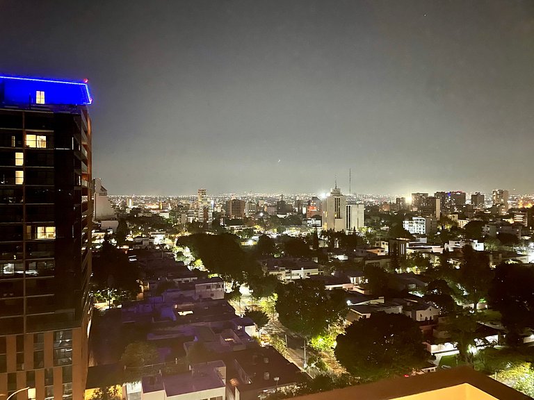 Glamping with jacuzzi on 15th floor, Great View