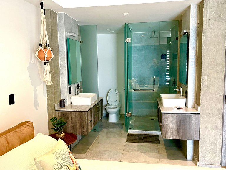 Espectacular diseño, terraza con Hamaca y Jacuzzi