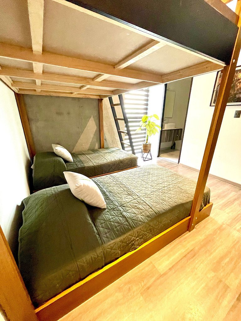 Espectacular diseño, terraza con Hamaca y Jacuzzi