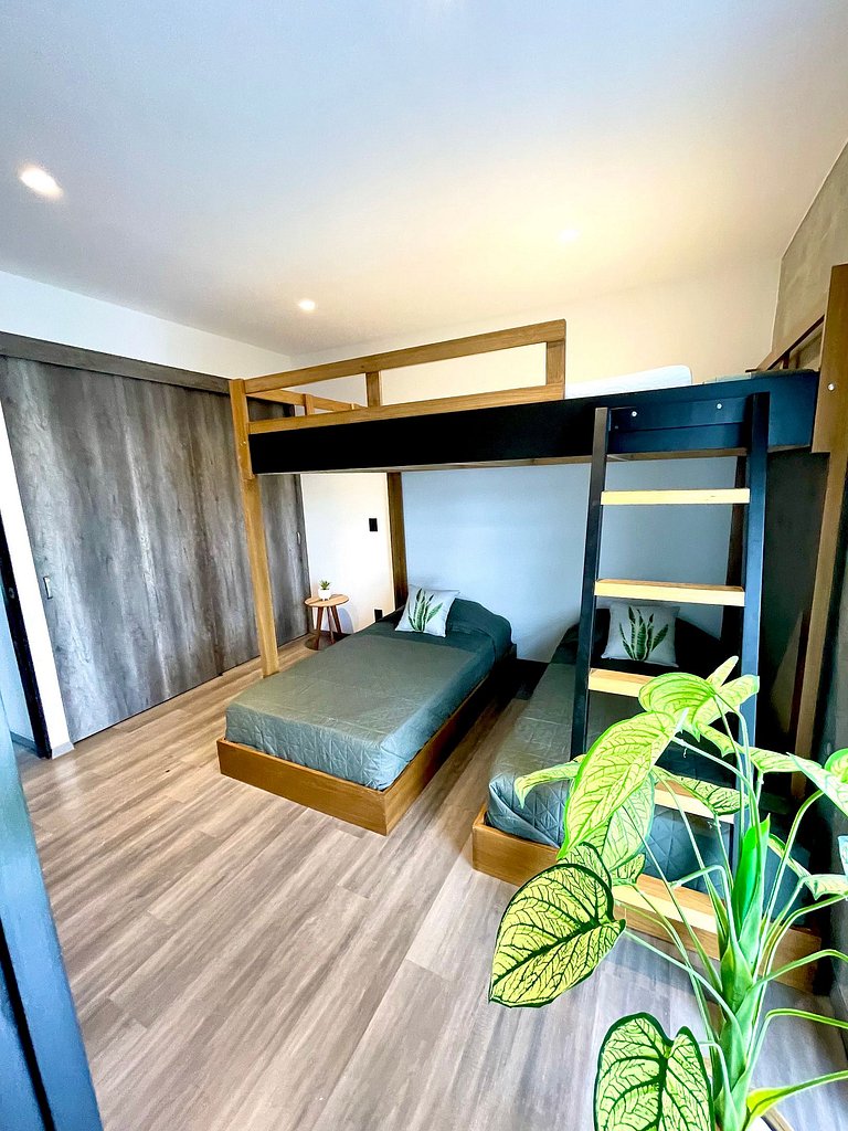 Espectacular diseño, terraza con Hamaca y Jacuzzi