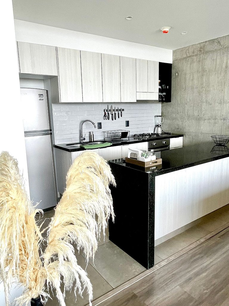 Espectacular diseño, terraza con Hamaca y Jacuzzi